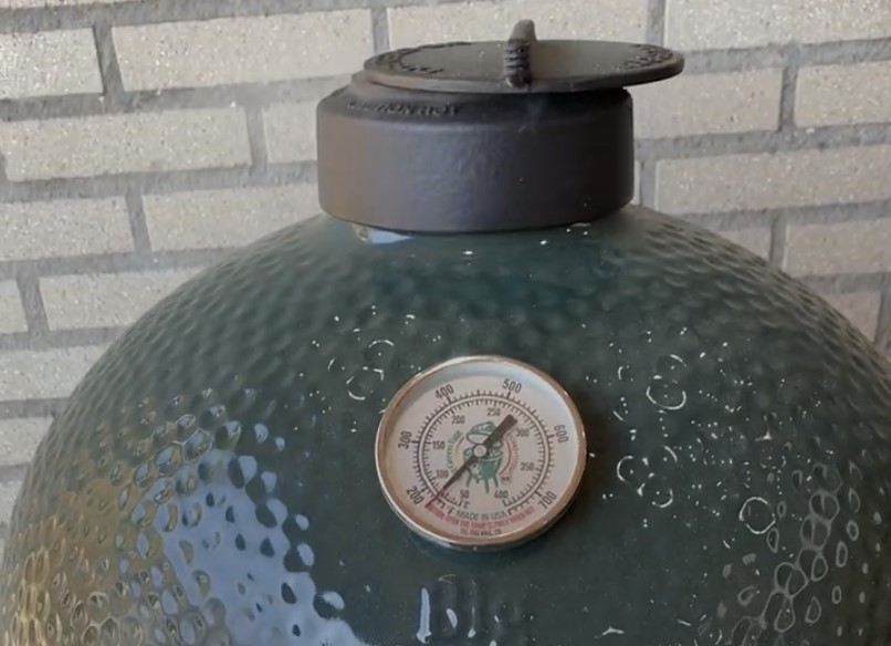 Kamado temperatuur