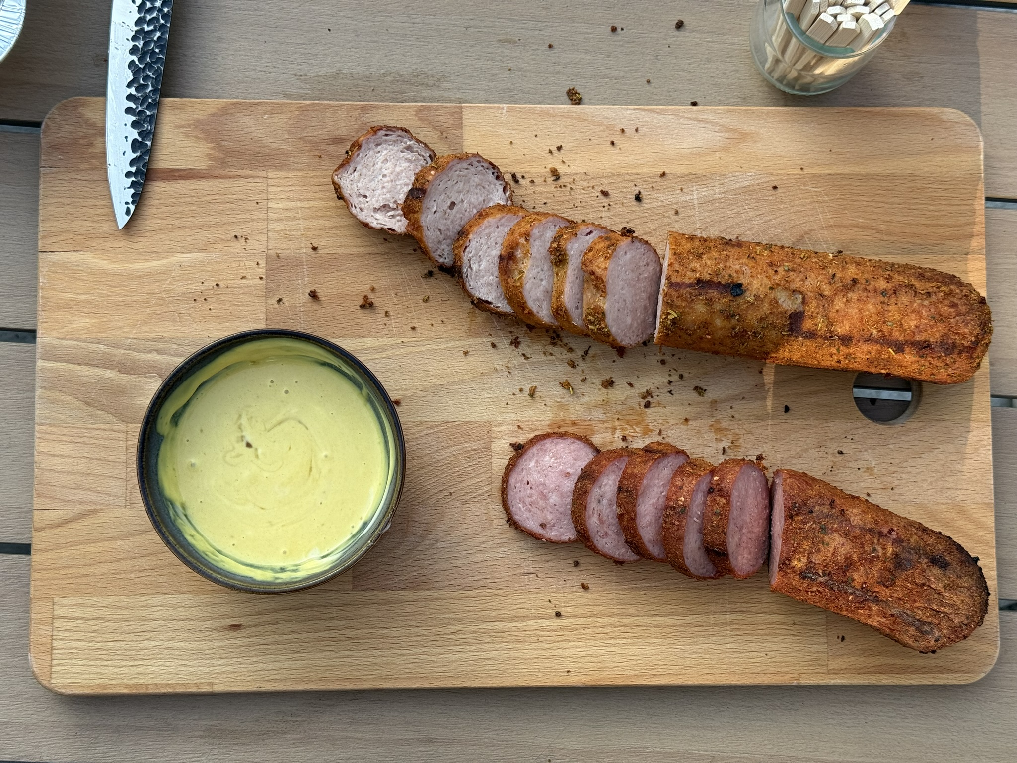 Kipgrillworst en varkensgrillworst